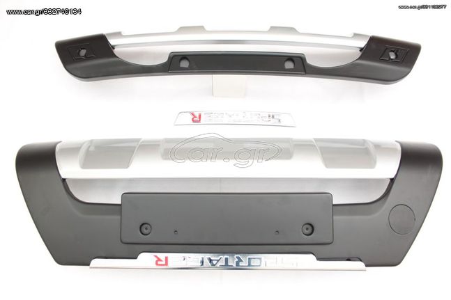 Σετ μπροστα και πίσω μαρκέ bull - bar και πίσω roll - bar για Kia Sportage 2010+