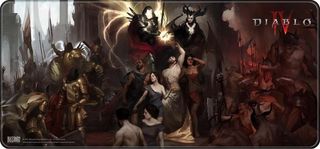 Blizzard Diablo IV - Inarius and Lilith Mousepad (XL) (900x420x4mm) (FBLMPD4INALIL21XL)