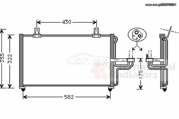 Συμπυκνωτής AC BODYPARTS 1140243451