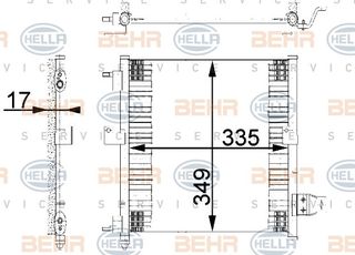 Συμπυκνωτής AC BODYPARTS 104144345