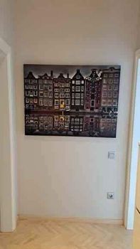 Πίνακας σε καμβά "Τα καναλια του Αμστερνταμ"