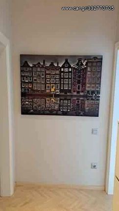 Πίνακας σε καμβά "Τα καναλια του Αμστερνταμ"