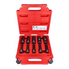 1/2" Shockwave Σετ Μακριά Καρυδάκια Κρούσης - 10 Τεμάχια - ΚΑΡΥΔΑΚΙΑ ΑΕΡΟΣ - MILWAUKEE (#4932480457)