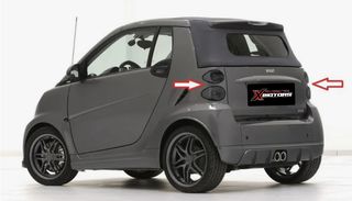 SMART FORTWO 451 BRABUS TAILOR MADE ULTIMATE BLACK SMOKED TAIL LIGHTS