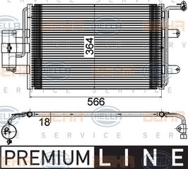 Συμπυκνωτής AC BODYPARTS 024124645