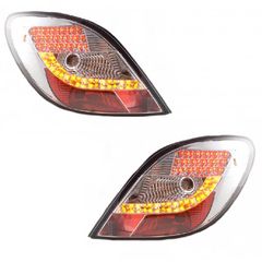 Πισινά Φανάρια Set Για Peugeot 207 06-09 Led Χρωμίου Sonar