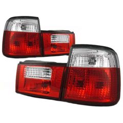 Πισινά Φανάρια Set Για Bmw 5 E34 85-95 Red/Crystal Depo