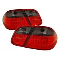 Πισινά Φανάρια Set Για Mercedes-Benz Clk W208 97-02 Led Κόκκινο/Φιμέ Eagle Eyes