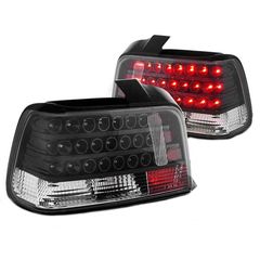 Πισινά Φανάρια Set Για Bmw 3 E36 Sedan 90-99 Led Μαύρα Katuning