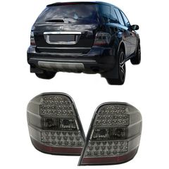 Πισινά Φανάρια Set Για Mercedes-Benz Ml W164 05-08 Led Φιμέ Eagle Eyes