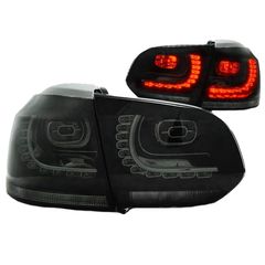 Πισινά Φανάρια Set Για Vw Golf Vi (6) 08-11 Led Gti / R-Look Φιμέ Depo