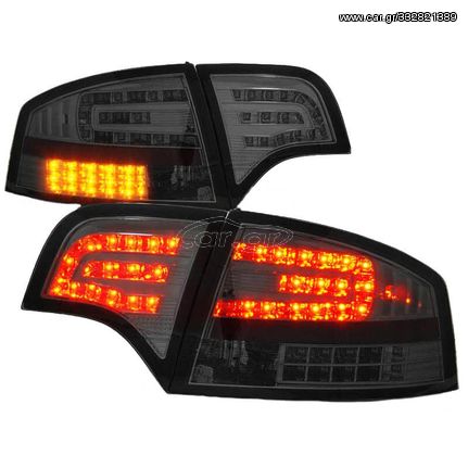 Πισινά Φανάρια Set Για Audi A4 B7 04-08 Led Φιμέ Sonar