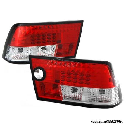 Πισινά Φανάρια Set Για Opel Calibra 90-98 Led Κόκκινο/Crystal Sonar