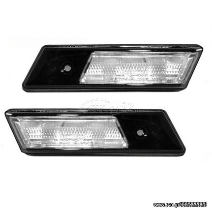 Πλαϊνά Φλας Φτερού Για Bmw 3 E36 90-96 / 3 E30 / 5 E34 88-95 / 7 E32 86-94 Black Βιδωτό 2 Τεμάχια