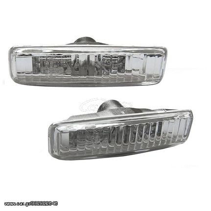 Πλαϊνά Φλας Φτερού Για Bmw 5 E39 95-03 Crystal 2 Τεμάχια