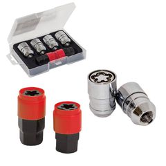 Αντικλεπτικά Μπουλόνια Ασφαλείας Butzi Pro Kit 6 Pcs Με Μοναδικό Κλειδί-Εργαλείο Type-ΗΗ 1/2 Unf
