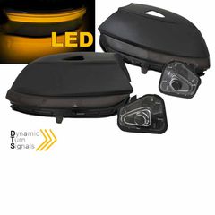Φλας Καθρέπτη Για Vw Scirocco 08-14 / Passat B7 10-14 / Passat Cc 08-14 / Jetta 6 11-14 / Beetle 11-14 / Eos 11-15 Dynamic Φιμέ 2 Τεμάχια