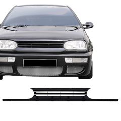 Μάσκα Για Vw Golf Iii (3) 93-98 VR6 Look Χωρίς Σήμα Μαύρη 1 Τεμάχιο