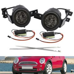 Μπροστινά Φλας Για Mini Cooper R50 / R52 / R53 01-06 Με Φώτα Θέσης Led Smoke 2 Τεμάχια