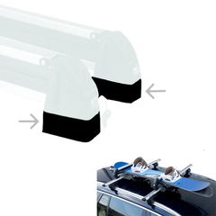 Βάσεις Για Μπάρα Σκι Αλουμινίου Iceberg 80x30mm 4 Τεμάχια