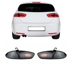 Πισινά Φανάρια Set Για Seat Leon 1P 09-12 Facelift Led Μάυρο Litec Innovation