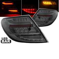 Πισινά Φανάρια Set Για Mercedes-Benz C-Class W204 07-12 Led Bar Facelift Look Φιμέ Sonar