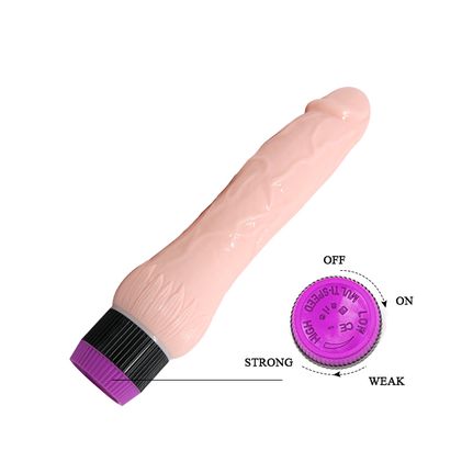 Baile Adour Club Vibrator 22cm Flesh-thumb-1