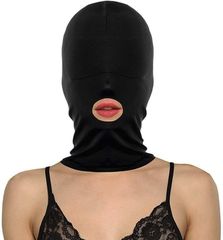 Bdsm 1 Hole Fetish Hood Black