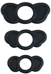 Set of 3 Elephant Silicone Penis Rings