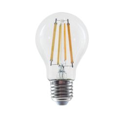 Διακοσμητική λάμπα led filament Ε27 Α60 12W 230V 2700k θερμό λευκό φως 1540 lumen διάφανη