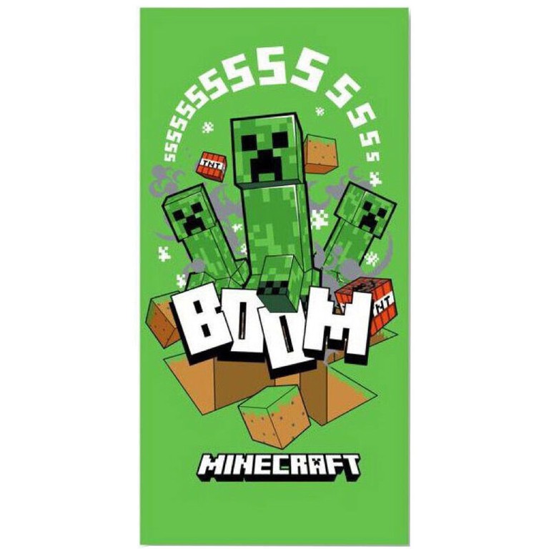 Minecraft microfibre beach towel