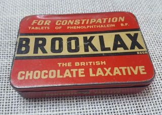 Vintage BROOKLAX Chocolate Lexative Κουτι