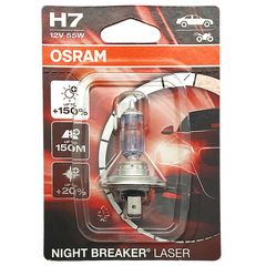 Λάμπα H7 12v 55w Px26d Night Breaker Laser OSRAM