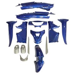 Κουστούμι σετ πλαστικών Modenas Kristar 125 μπλε 14 τεμάχια