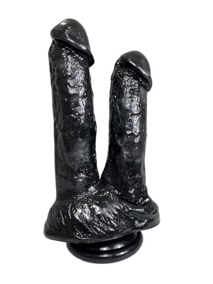 Dildo Double Realistic Black