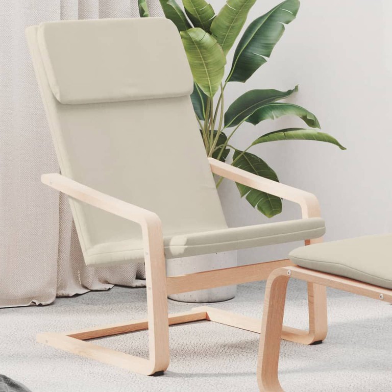 Πολυθρόνα Relax Κρεμ Υφασμάτινη 351050