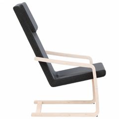 Πολυθρόνα Relax Μαύρη Υφασμάτινη 351055-thumb-4