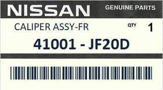 Δαγκάνα εμπρός δεξιά (χωρίς τακάκια) NISSAN G-TR R35 2008-2011 ENGINE VR38DETT #41001JF20D