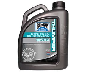 Λιπαντικό BEL-RAY 99530 4T THUMPER 15W-50 X4L 100% Συνθ.API SN/JASO MA2