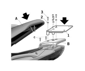 Αξεσουάρ SHAD G0NX56ST TOP MASTER GILERA NEXUS 125 '07-23/250 '06-14/300 '14-23/500 '06-14