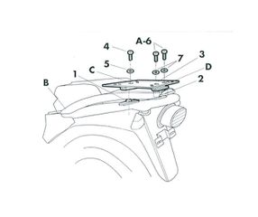 Αξεσουάρ SHAD S0F67T TOP MASTER SUZUKI FREEWIND XF 650 '97-03