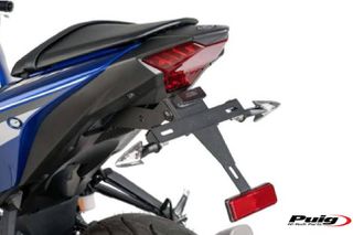 Βάση Πινακίδας/PUIG 7799N Μαύρη YZF-R3'15-18, MT-03 '16-18