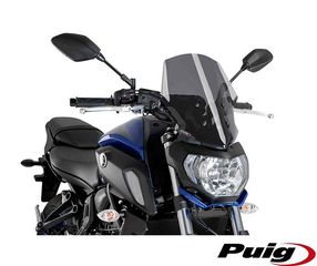 ΠΑΡΜΠΡΙΖ PUIG 9667F NAKED NEW GEN. DARK SMOKE 360X280MM YAMAHA/MT-07 18