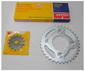 ASPIRA Αλυσίδα-Γρανάζια Κιτ 14/34-428H X 100L FL125ADDRESS (SHOGUN125)