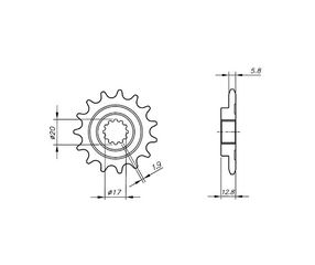 ΓΡΑΝΑΖΙΑ ΚΙΝΗΣΗΣ VAZ CB04.414-Z14 TM125