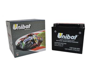 Μπαταρία UNIBAT CBTX20-BS  (YTX20-BS) +- με Υγρά CCA270