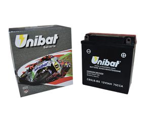 Μπαταρία UNIBAT CB5L-B-BS  (YTX5AL-BS) -+ με Υγρά