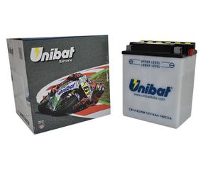Μπαταρία UNIBAT CB14-B2-SM  (YB14-B2) +- με Υγρά CCA190