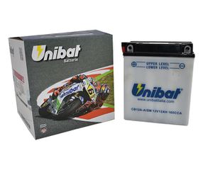 Μπαταρία UNIBAT CB12A-A-SM  (YB12A-A) +-  με Υγρά CCA165