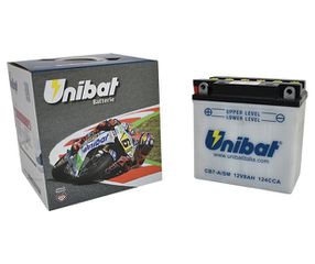 Μπαταρία UNIBAT CB7-A-SM  (YB7-A) +- με Υγρά CCA124